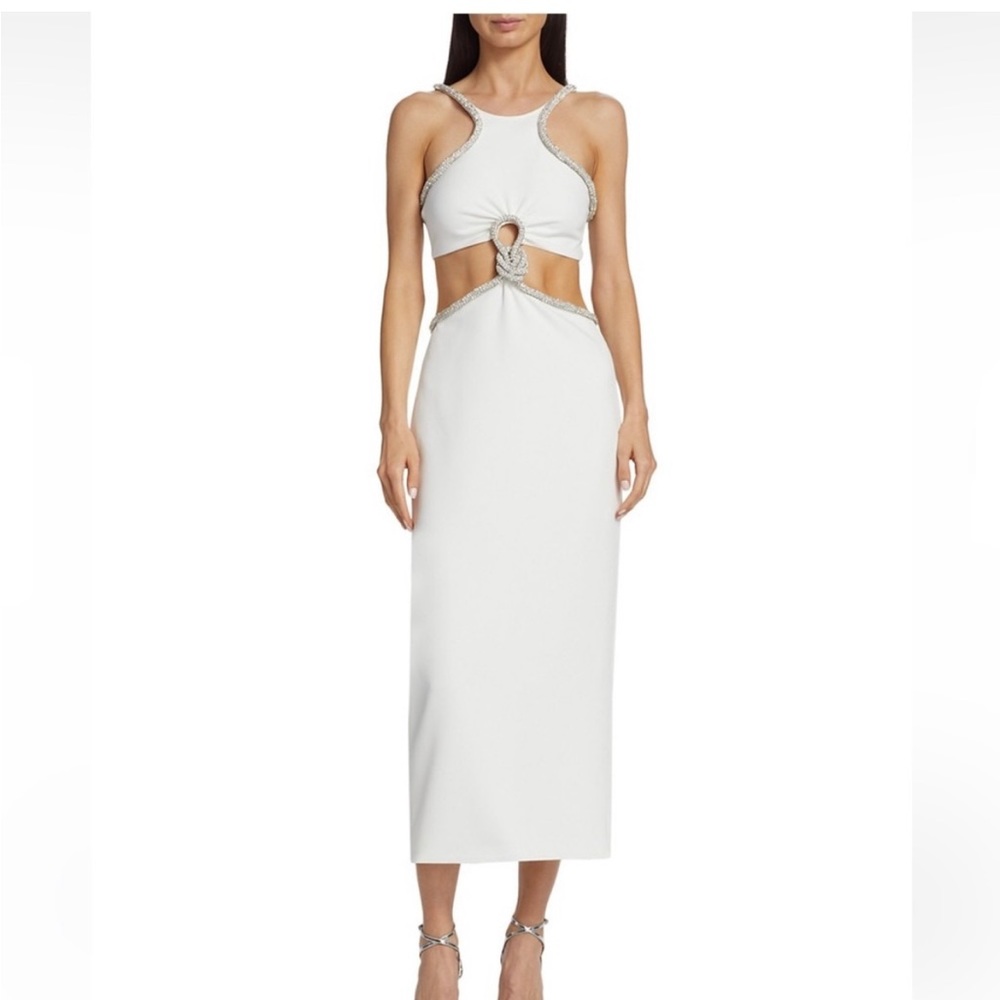 PATBO RHINESTONE CUTOUT DRESS 2
